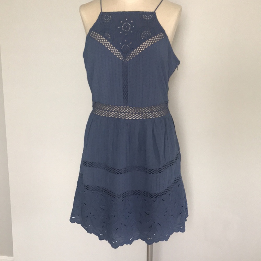 Abercrombie & Fitch slate blue sundress size M